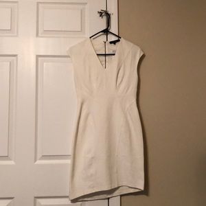 White Sheath Bandage dress